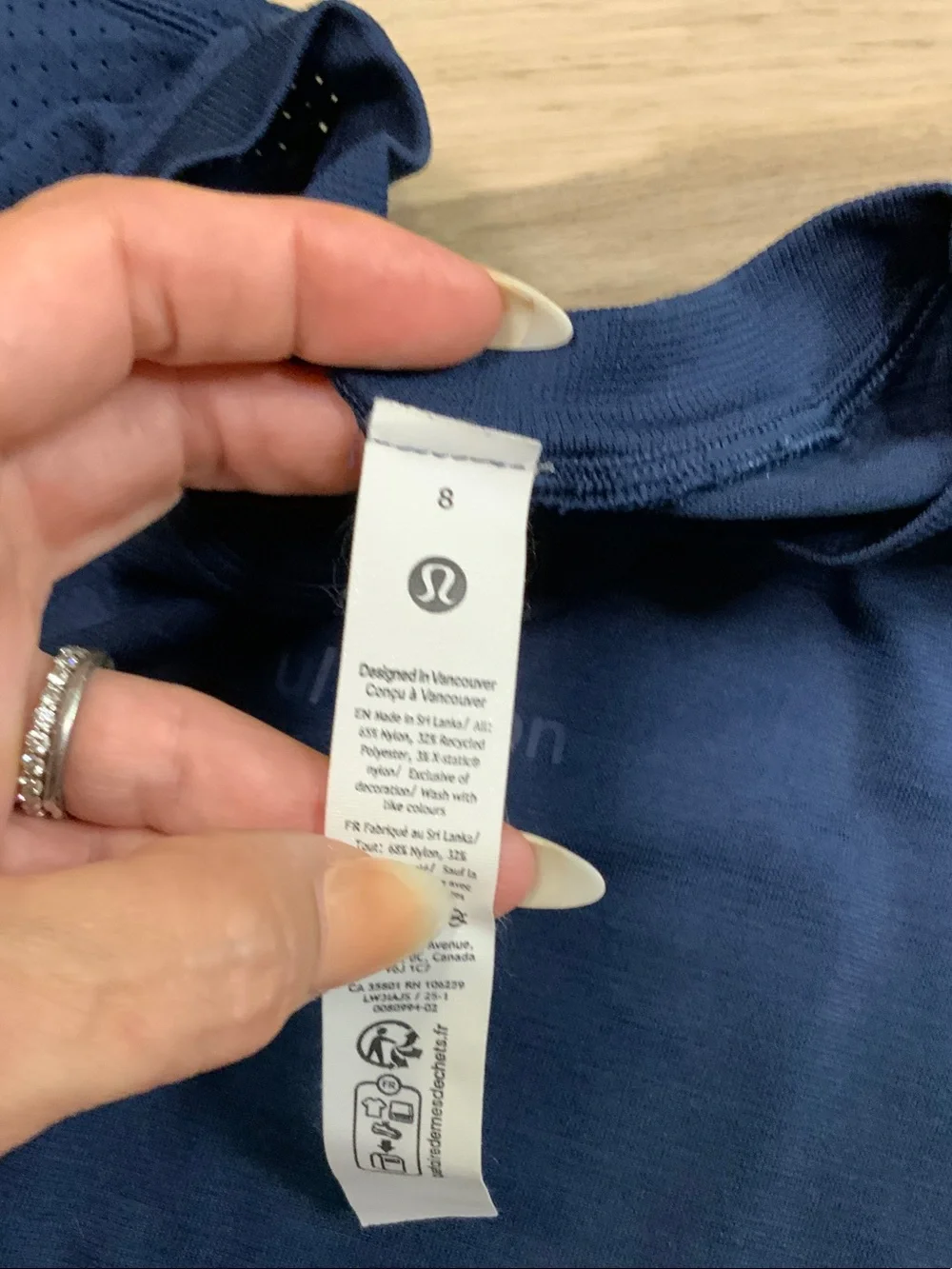 lululemon Swiftly Cropped Oversized T-Shirt - Club Blue